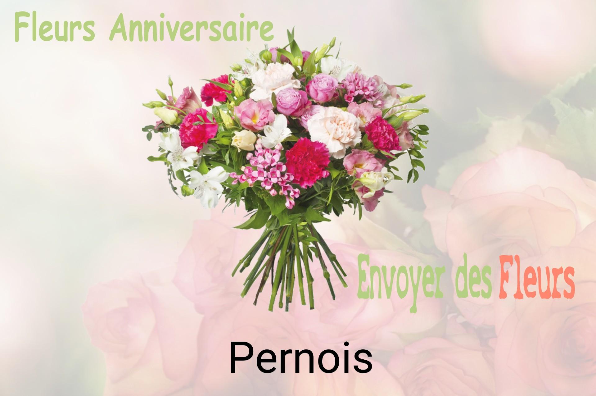 Bouquet de fleurs d’anniversaire livré à Pernois