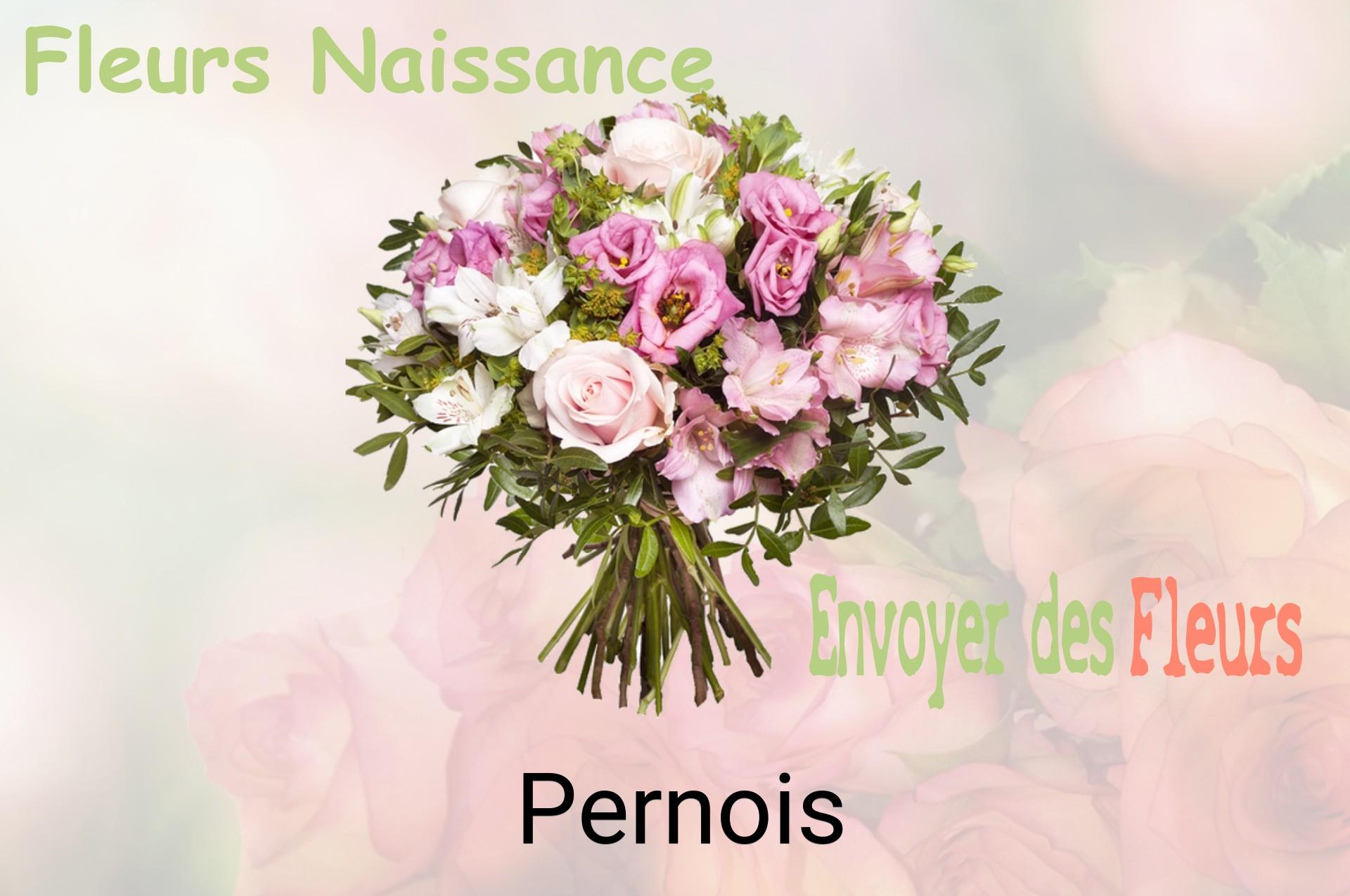 Bouquet de fleurs de naissance livré à Pernois